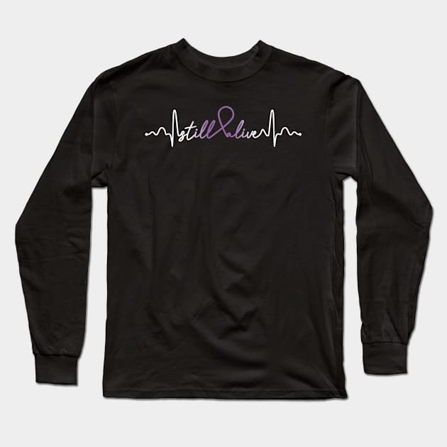 Still Alive- Domestic Violence Gifts Domestic Violence Awareness Long Sleeve T-Shirt by AwarenessClub